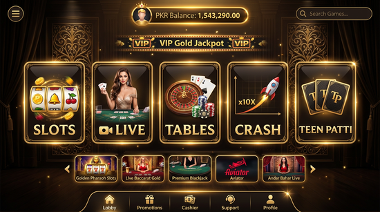 Main screen of X777 Game casino page for PK players